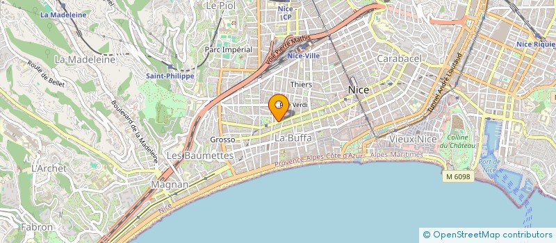 localisation de l'entreprise SCI PENTHOUSE à NICE