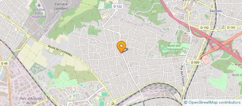 localisation de l'entreprise SCI PENTIMMO  ARGENTEUIL