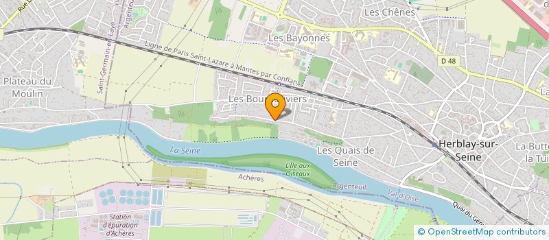 localisation de l'entreprise SCI PENTUE  HERBLAY-SUR-SEINE