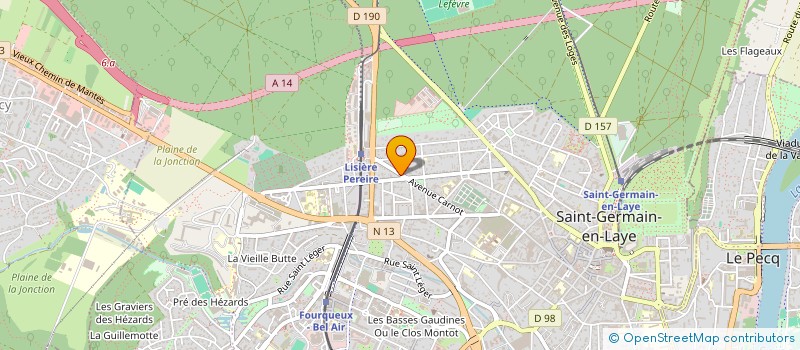 localisation de l'entreprise SCI PENTY II  SAINT-GERMAIN-EN-LAYE