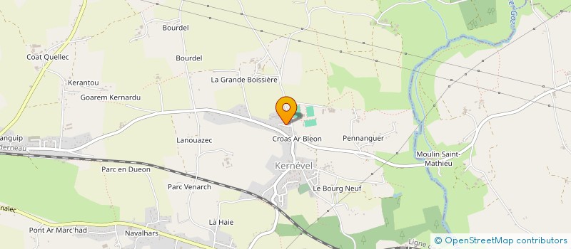 localisation de l'entreprise SCI PENTY LOUIS  ROSPORDEN