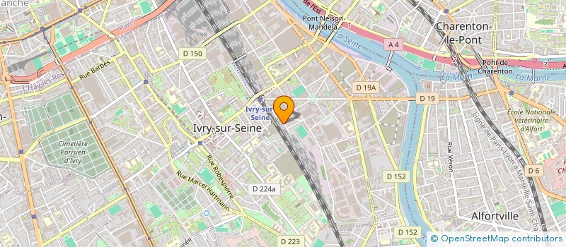 localisation de l'entreprise SCI PENVAC à IVRY-SUR-SEINE