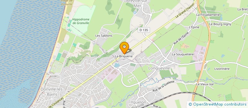 localisation de l'entreprise SCI PENVAL  BREVILLE-SUR-MER