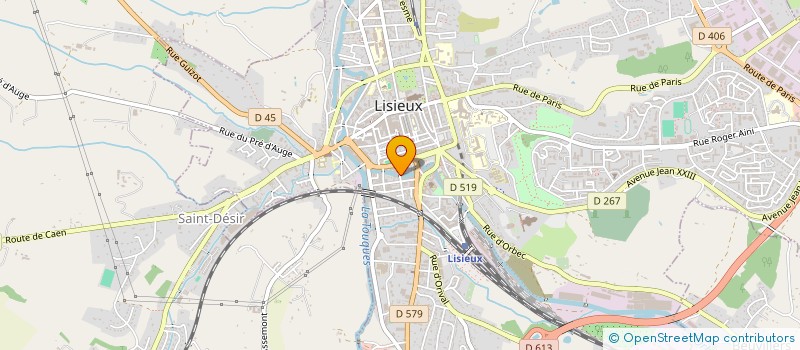 localisation de l'entreprise SCI PENVERNE  LISIEUX