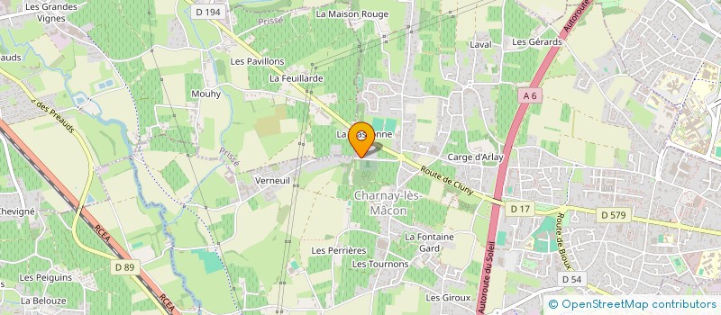 localisation de l'entreprise SCI PEP à CHARNAY-LES-MACON
