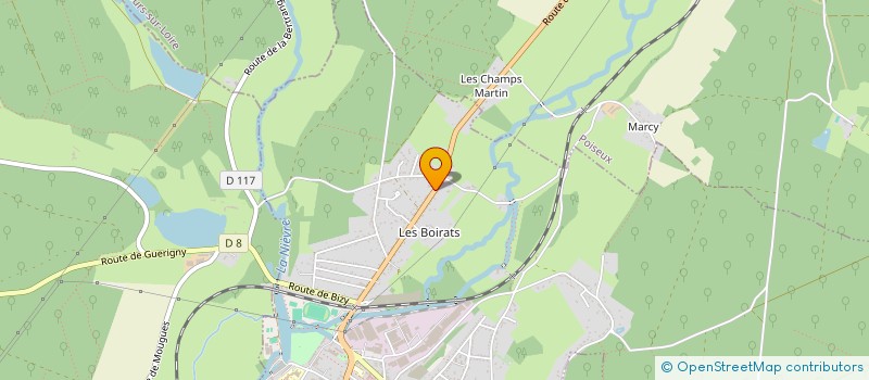 localisation de l'entreprise SCI PEP'S NMGM à GUERIGNY