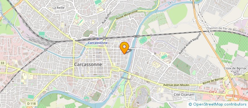 localisation de l'entreprise SCI PEP11 - PATRIMOINE HISTORIQUE ET CULTURE POUR TOUS à CARCASSONNE