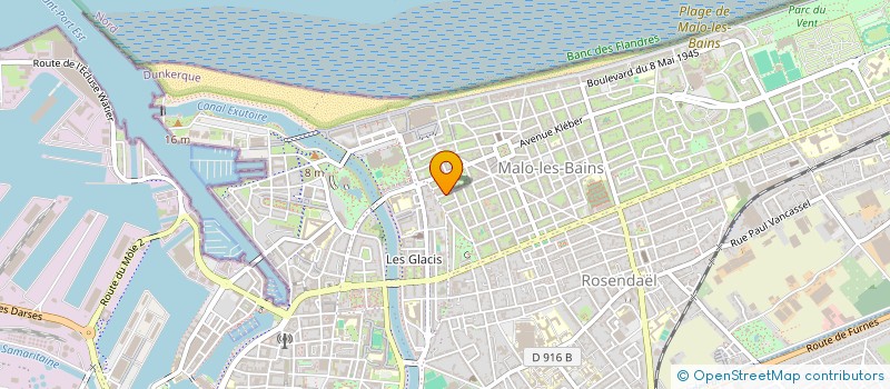 localisation de l'entreprise SCI PEPE à DUNKERQUE