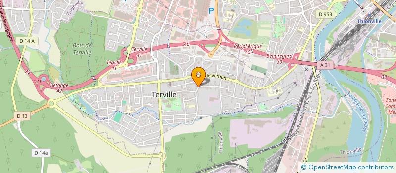 localisation de l'entreprise SCI PEPE  TERVILLE