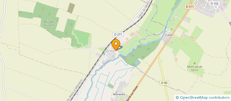 localisation de l'entreprise SCI PEPE ET CACHOU  VENDEUVRE