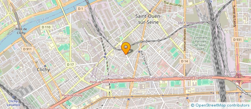 localisation de l'entreprise SCI PEPE ET RANI à SAINT-OUEN-SUR-SEINE