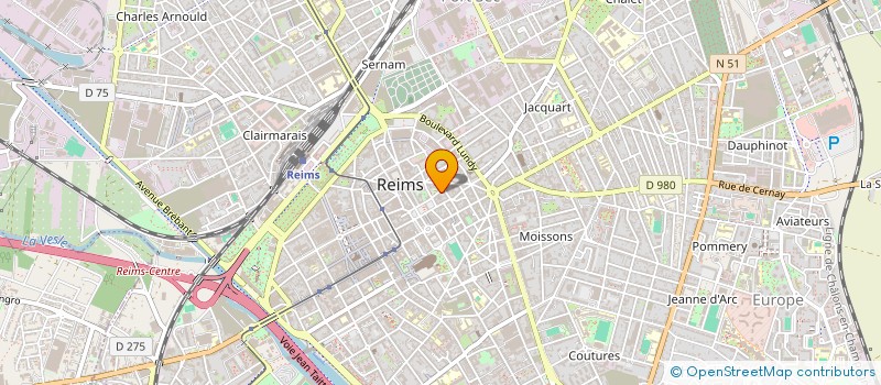 localisation de l'entreprise SCI PEPERSACK  REIMS