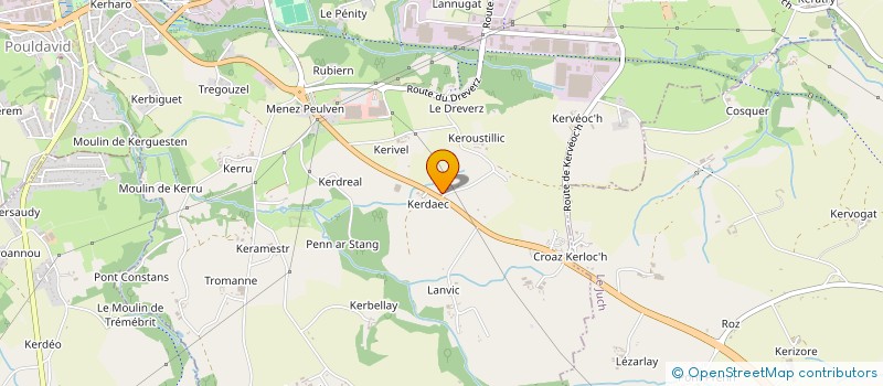 localisation de l'entreprise SCI PEPETTE  DOUARNENEZ