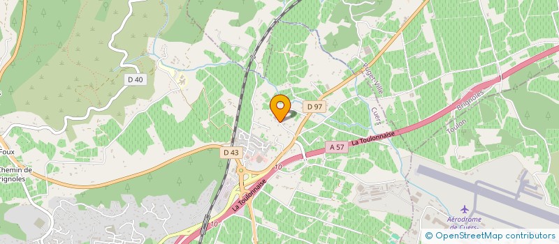 localisation de l'entreprise SCI PEPETTE INTERNATIONAL  CUERS