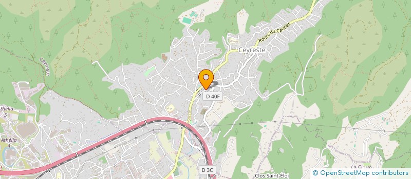 localisation de l'entreprise SCI PEPETTIN à CEYRESTE