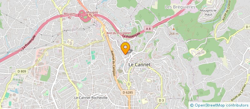 localisation de l'entreprise SCI PEPIKO à LE CANNET