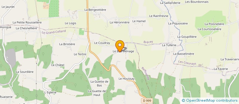 localisation de l'entreprise SCI PEPIN  LE GRAND-CELLAND