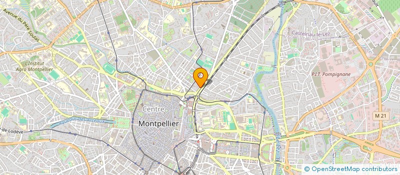 localisation de l'entreprise SCI PEPIN BATAGLIA à MONTPELLIER