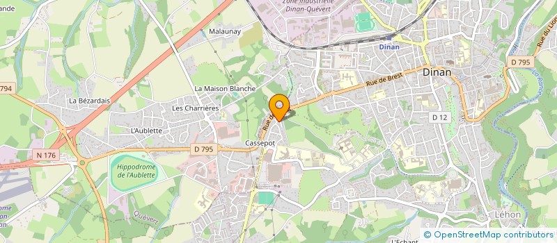 localisation de l'entreprise SCI PEPIN BIKOYI  DINAN