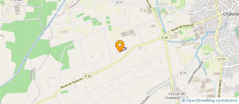 localisation de l'entreprise SCI PEPIN ET MONELLE  CHATEAURENARD