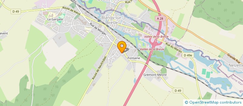 localisation de l'entreprise SCI PEPINIERE DIEPPOISE à BLANGY-SUR-BRESLE