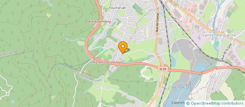 localisation de l'entreprise SCI PEPINIERES DU KEMBERG  SAINTE-MARGUERITE