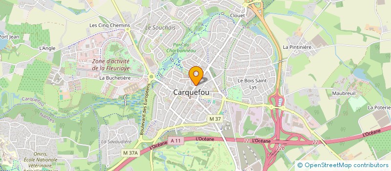 localisation de l'entreprise SCI PEPION  CARQUEFOU