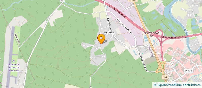 localisation de l'entreprise SCI PEPIPIER  APPOIGNY