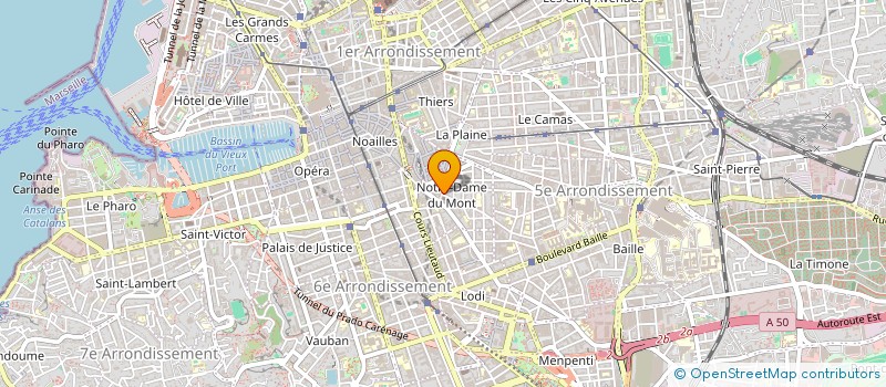 localisation de l'entreprise SCI PEPITA  MARSEILLE