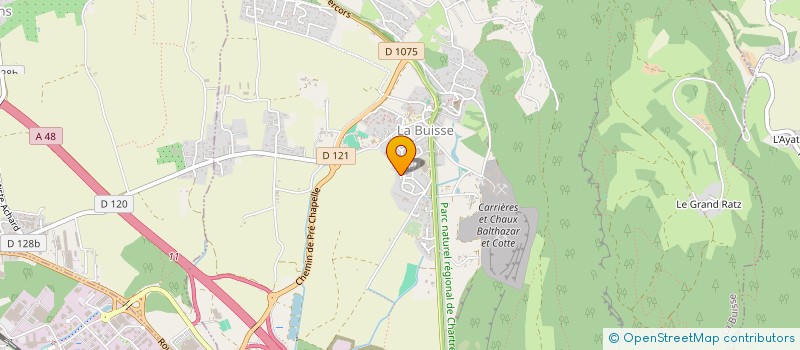 localisation de l'entreprise SCI PEPITA  LA BUISSE