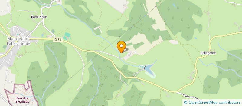 localisation de l'entreprise SCI PEPITO  MONTREDON-LABESSONNIE