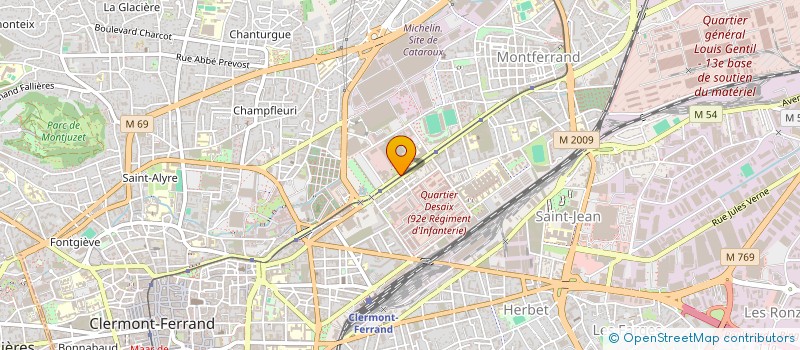 localisation de l'entreprise SCI PEPITO  CLERMONT-FERRAND