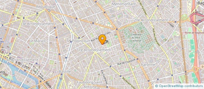 localisation de l'entreprise SCI PEPPS  PARIS