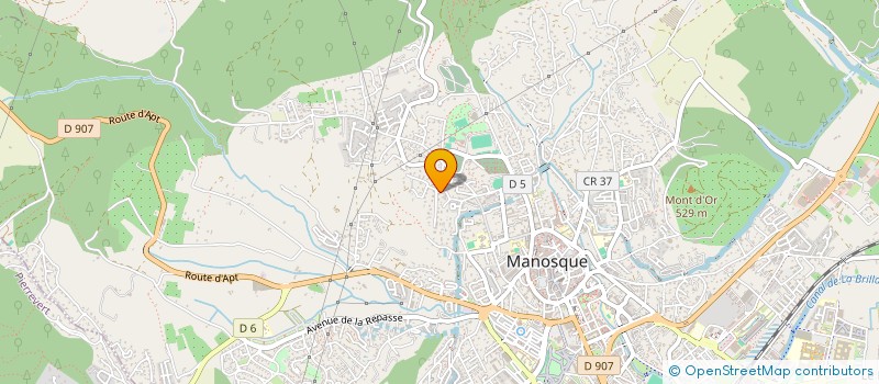 localisation de l'entreprise SCI PEPPU FLORI  MANOSQUE