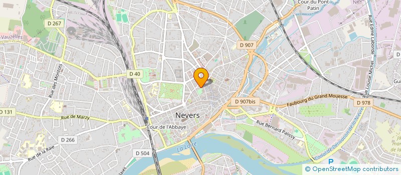 localisation de l'entreprise SCI PEPS à NEVERS