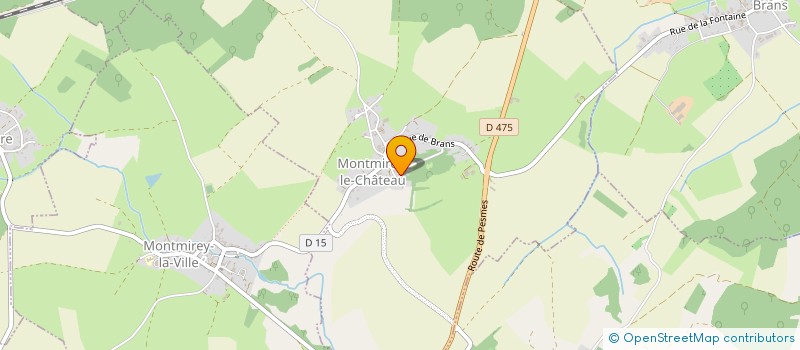 localisation de l'entreprise SCI PEPS  MONTMIREY-LE-CHATEAU