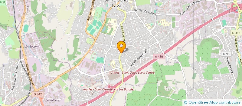 localisation de l'entreprise SCI PER  SAINT-GENIS-LAVAL