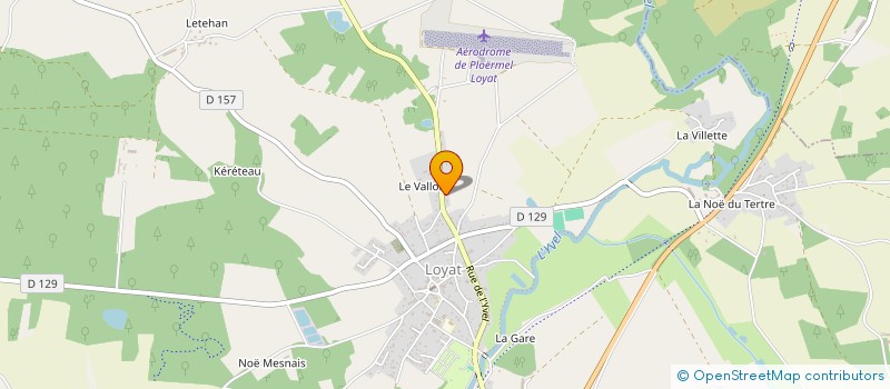 localisation de l'entreprise SCI PER  LOYAT