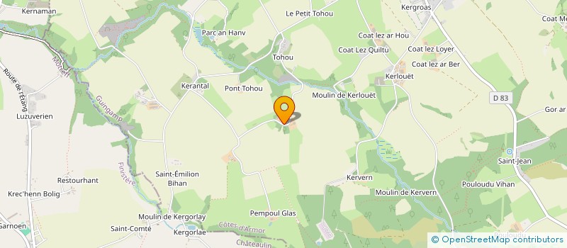 localisation de l'entreprise SCI PER  PLEVIN