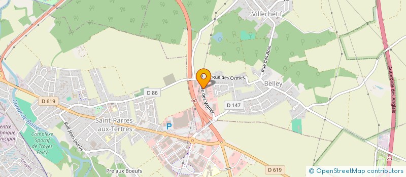 localisation de l'entreprise SCI PER BIEN  VILLECHETIF