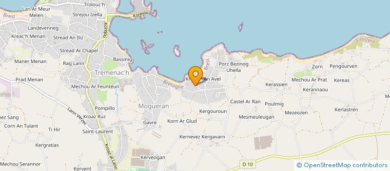localisation de l'entreprise SCI PER ET MER  PLOUGUERNEAU