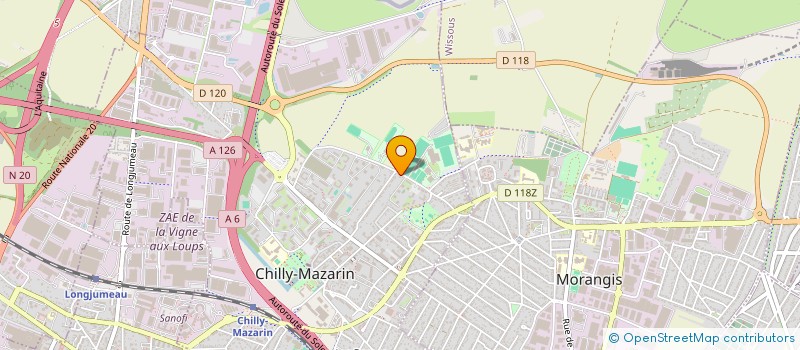 localisation de l'entreprise SCI PERA à CHILLY-MAZARIN
