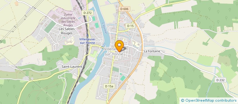 localisation de l'entreprise SCI PERACCA  VILLENEUVE-SUR-YONNE