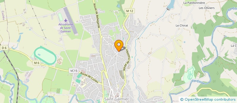 localisation de l'entreprise SCI PERACHE  SAINT-GALMIER