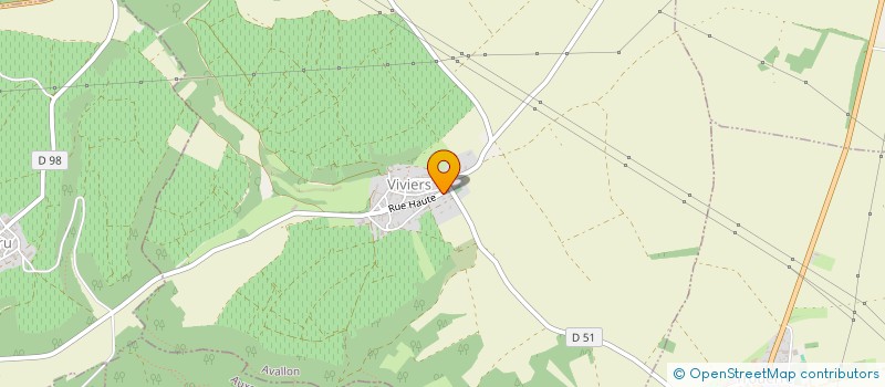 localisation de l'entreprise SCI PERAGU  VIVIERS