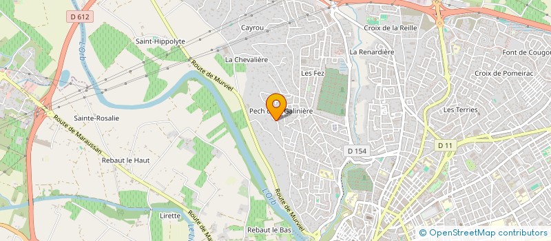 localisation de l'entreprise SCI PERAJO  SAINT-GELY-DU-FESC