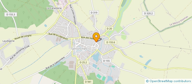 localisation de l'entreprise SCI PERALEO à SENONCHES