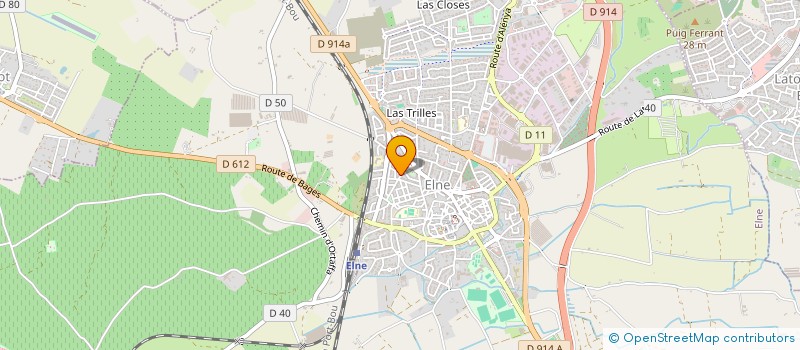 localisation de l'entreprise SCI PERAM  ELNE