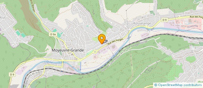 localisation de l'entreprise SCI PERBAIL  MOYEUVRE-GRANDE