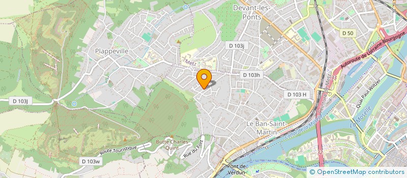 localisation de l'entreprise SCI PERBECK  LE BAN-SAINT-MARTIN